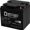 Mighty Max Battery ML18-12 - 12V 18AH Battery Replaces Pride Mobility Go-Go Elite Battery - 2 Pack