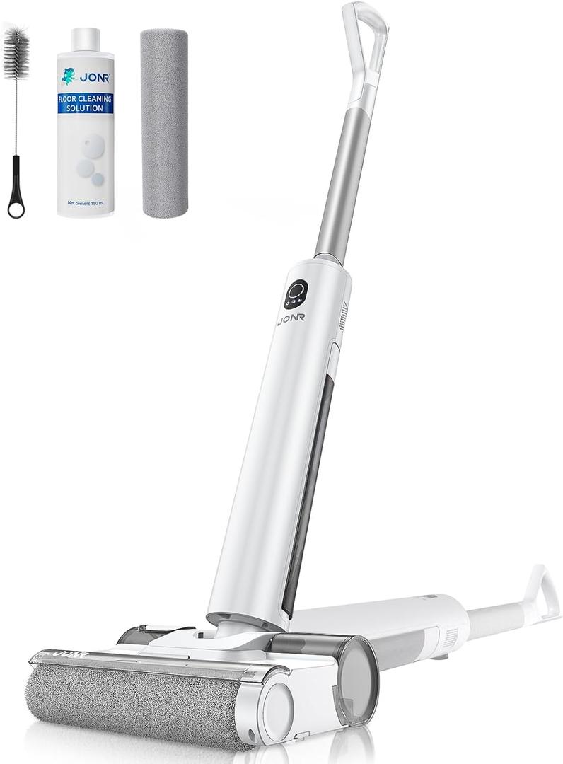 JONR S20 Pro Cordless Wet Dry Vacuum Cleaner, 180Lay-Flat Design, Lightweight Vacuum Mop with Self-Cleaning, Self-Drying and Edge Cleaning, Floor Cleaner for Tiles and Hard Floors