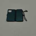Defencase Compatible with iPhone 16 Pro Max Case Wallet with RFID Blocking Card Holder for Woman, PU Leather Magnetic Snap Flip Zipper Strap Wallet Phone Case for iPhone 16 Pro Max 6.9", Blue Green