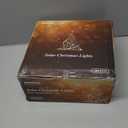 JMEXSUSS 600 LED Solar Christmas Lights Outdoor, 206.7 ft Multi Colored Christmas Lights Outdoor Waterproof, 8 Modes Solar String Light for Outside Garden Yard Patio Tree Xmas Decorations