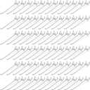 100Pack 8 Inch Pegboard Hooks, Metal Shelving Hooks Organizer, L-Shape Design, Rust Resistant, for Garage Tools Storage