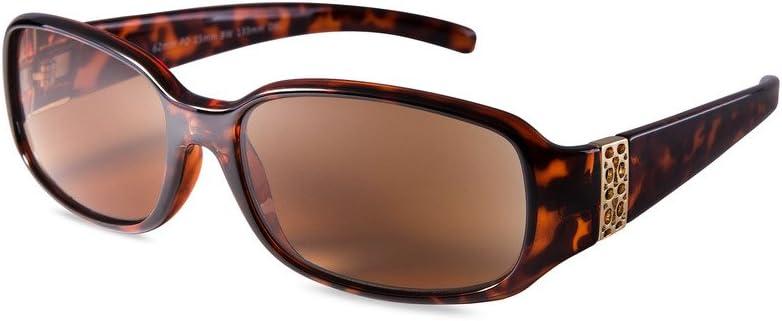 EYEGUARD Outdoor Reading Sunglasses Elegant Womens Readers Glasses-Not Bifocals, 1.5X