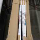 FLEXIMOUNTS 3x6 Overhead Garage Storage Adjustable Ceiling Rack 72" Length x 36" Width x 40" Height, 450lbs Weight Capacity, White