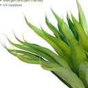 Velener Outdoor Fake Agave Artificial Plant, Unpotted Fake Plant for Room Decor, UV Resistant Faux Agave Plant for Outdoor/Indoor Decor, 22 inches, 2 Pack(43 Leaves)