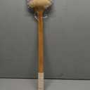 OWIIZI Back Scrub Brush for Shower,Stiff Boar Bristles Bamboo Curved Long Handle Antiskid Body Bath Brush for Back Use Wet or Dry,Deep Cleanse Large Surface Back Scrubber