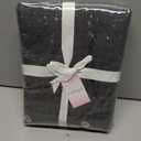 PurpleEssenecs Shower Curtain - Waffle Textured Heavy Duty Thick Fabric Shower Curtains for Bathroom, Luxury Weighted Cloth Bath Curtain - Fall Thanksgiving - 72" W x 72" L - Pack of 1 - Steel Grey