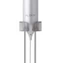 Rechargeable Milk Frother Handheld With USB-C Charging Stand, Electric Drink Mixer, Mini Whisk for Coffee, Matcha, etc (Glossy Silver)