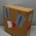 Kate and Laurel Marbury Modern Round Tray, 14 inch Diameter, White Marble and Gold, Contemporary Marble Tray for Storage and Display