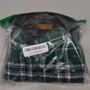 Kuoser Waterproof Dog Coat, Reversible Dog Jacket for Medium Dogs, Adjustable Durable Doggie Winter Coat Warm Puppy Cold Weather Apparel from Breed, Green (Medium (Pack of 1))