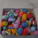 155 PCS Prefilled Easter Eggs with Toys,Filled Easter Eggs with Toys Inside,Easter Basket Stuffers for Kids,Prefilled Eggs for Easter Egg Hunt,Easter Party Favors for Kids Classroom Prizes