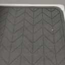 JUERLEN 2 Pack Diatomaceous Earth Shower Mat, Stone Bath Mat, Nonslip Super Absorbent Fast-Drying Hard Bath Mat for Bathroom Shower Floor, 24 x 16 inch, Grey Arrow Design