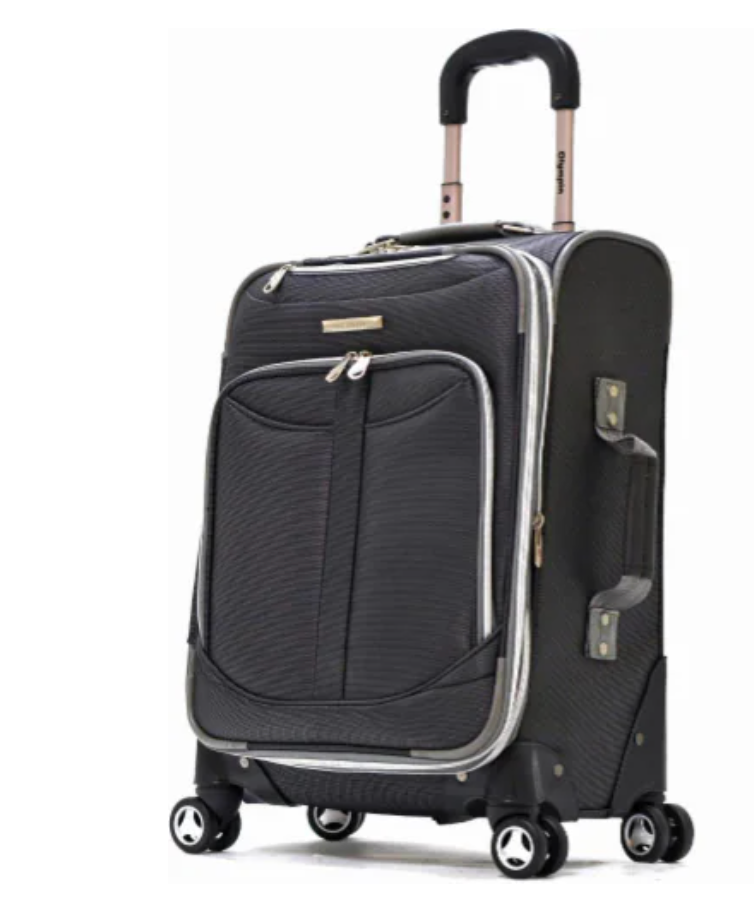 Olympia Tuscany 21-Inch Spinner Carry-On - Black