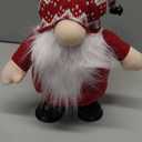 Christmas Red Gnomes Plush Singing Tomte Swedish Santa Decor Scandinavian Gnome Faceless Elf Holiday Decoration for Home,Table,Shelf