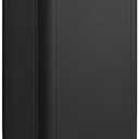 WanWanKa Trash Can with Lid, Large Tall 8 Gallon Commercial Trash Can, Plastic Waste Bin with Press top Lid, White Garbage Can Suitable for Kitchen, Bathroom, Bedroom, Living Room, Office(Black)