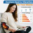 Cordless Elbow Heating Pad for Tendonitis and Tennis Elbow, Elbow Massager for Pain Relief, Rechargeable 3000mAh Battery Heating Pad for Arm, Heated Elbow Brace for Muscle Soreness Joint Pain Relief