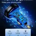 70W USB C Car Charger, Rocoren 4-Port PD Super Fast Charging Type C Car Charger for Multiple Devices, Cigarette Lighter Adapter, USBC Phone Adapter for iPhone 17/17 Air/16/15 Pro Max,Samsung S25,Piexl