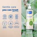 Mustela Certified Organic Cleansing Gel - Natural Hair & Body Wash with Olive Oil & Aloe Vera - For Baby, Kid & Adult - Fragrance Free, Tear Free, Vegan & Biodegradable - 13.52 fl. oz.