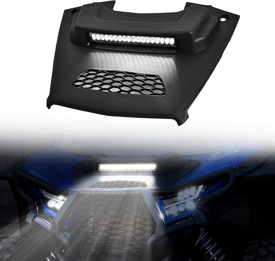 Hood Scoop w/Spotlight for Kawasaki Teryx KRX KRX4 1000 2020-2025