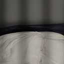 Serta Goose Feather Down Fiber Cotton Comforter Twin Size - 100% Cotton Duvet Insert - Hotel Luxury Hypoallergenic Bedding Comforter All Season Medium Warmth 68 x 90 Inch White