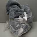 UGG Euphoria Faux Fur Throw Blanket, Oversized Soft Throw for Couch or Bed, Luxury Room Decor, Giftable Fuzzy Blankets, Machine Washable, 50-inch x 70-inch, Chambray Blue Grey