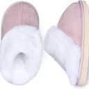 IceUnicorn Kids Slippers Girls Boys Fuzzy House Shoes Warm Memory Foam Slippers Bedroom Slides for Indoor Outdoor (10.5-11.5 Little Kid, Pink)