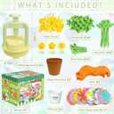 Fabric Flower Bouquets Toys, DIY Craft Kit for Girls 3 4 5 6 7 8 9 10 Years Old, Creative Arts and Crafts Activity for Toddler Kids, Preschool Educational Flower Assembly Gifts for Birthday Christmas