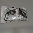 18inch Bungee Cords with Hooks,6Pcs Heavy Duty Extra Strong Outdoor Elastic Rope,Multi-Purpose Elastic Bungee Straps for Luggage,Camping,Tarps,Bike Rack,Outdoor Tent,WeatherproofWhite