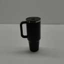 Hydro Flask 40 Oz Travel Tumbler with Handle, Lid and Straw - Insulated Stainless Steel in Black