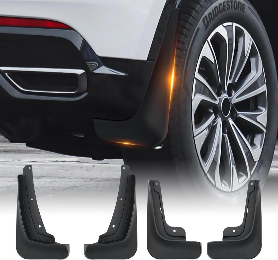 Sunsdrew for 2024 2025 2026 Buick Envision S Mud Flpas Splash Guards Accessories,All Weather Guard Envision S Mudguards,No-Drill Front&Rear 4PCS 2026 Envision Mudflaps Set with Hardware
