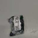 Ohyeahlady Womens Faux Leather Garter Belt with 6 Strap Metal Clip Suspender Sets for Thigh Highs with G-String Thongs, Size Large, Black