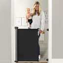 Momcozy Baby Gate, Retractable Baby Gate or Dog Gate Easy to USE for 33" Tall, Extends up to 55" Wide, Baby Gate for Stairs, Doorways, Hallways, Indoor, Outdoor