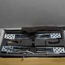 Wheel Chock X-Shaped Stabilizer (Allow Drill Adjust) Dual Axel RV Travel Trailer Camper Tire While Camping (XL-2 Pack)
