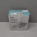 Large Number Phones for Seniors, Big Button Land Line for Seniors, 110dB+ Ringer Volume & 80dB+ Earpiece Volume, High Volume Phone, Hearing & Visually Impaired Telephone Landline Phones for Elderly