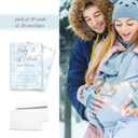 2 x Baby Its Cold Outside Baby Shower Invitations  Winter Baby Shower Girl Cards, Light Blue & White Snowflake Design, 4x6 Inches, Set of 20 with Envelopes, Party Supplies(093)