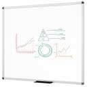 Two VIZ-PRO Dry Erase Board/Magnetic Whiteboard , 47 x 47 Inches, Large Wall Mounted Board for School Office and Home 4' x 4'