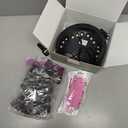 VANREESA 42 Pcs Gel Nail Polish Kit with U V Light 24 Colors Nail Polish Gel Kit Bright Red Orange Yellow Green Blue Purple Pink Complete Nail Kit with Manicure Tools Gifts for Women (Bright & Trendy Collection)