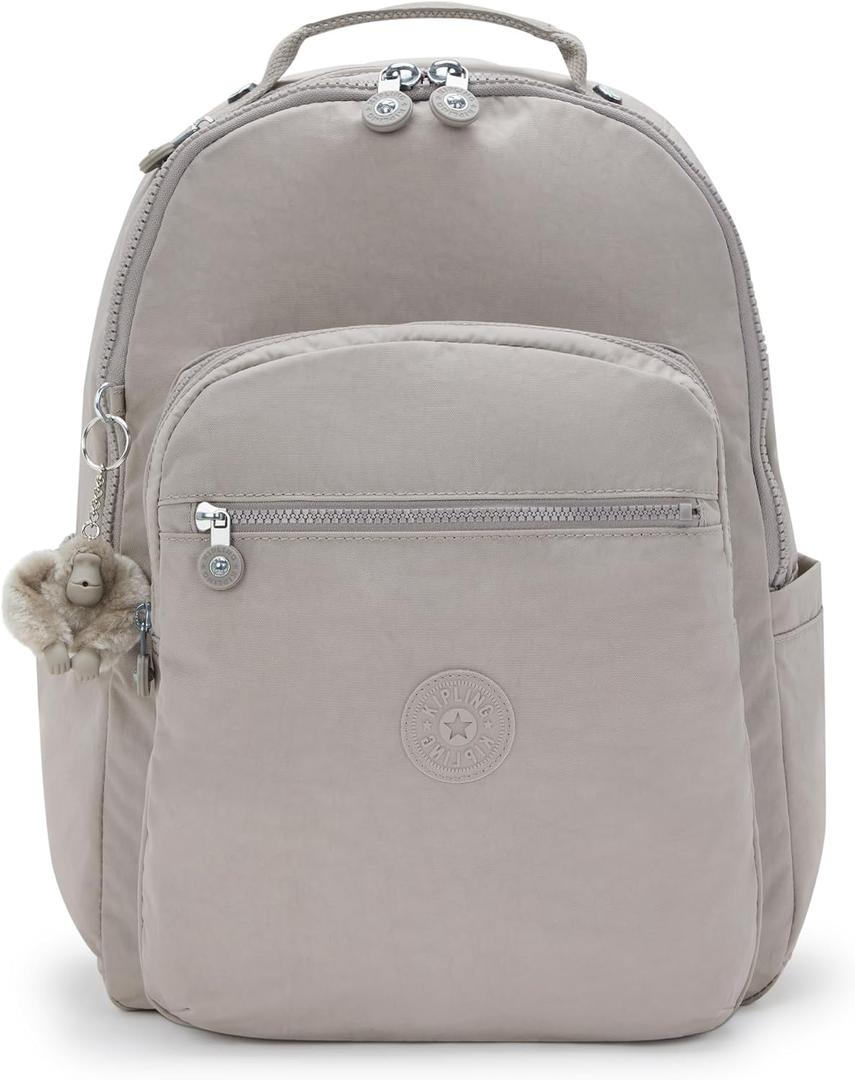 Kipling Women's Seoul 15" Laptop Backpack, Durable, Roomy with Padded Shoulder Straps, Built-In Protective Sleeve, 12.75''L x 17.25''H x 8''D