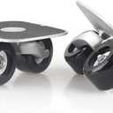 Black Portable Roller Road Drift Plate Skates Anti-Slip Board Aluminum Truck with PU Wheels with ABEC-7 608 Bearings