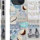 Generic Compatible with for iPhone 15 Plus,Beach Blue Collage Coast Cute Phone Case for Girl Women Boy Men,Scratch Resistant Shockproof Cover Case for iPhone 15 Plus