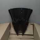 Windshield for NINJA500 SE 2024 2025, PSLER Windscreen Double Bubble Wind Deflector Protector Fairing for NINJA500 SE Ninja 500 2024 2025 (18" Black)