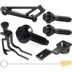 Timing Belt Tools Set for Ford 4.6L, 5.4L & 6.8L 3V Engines, Cam Phaser Holder & Mounting Bolt Tool, Timing Chain Locking Tool, Valve Spring Compressor Tool, Crankshaft Positioning & Pulley Bolt Tool
