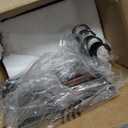 Loncaster Christmas Stocking Holders for Mantle, Set of 4 Heavy Duty Stocking Holder for Mantle, Xmas Weighted Hangers for Party Decor, Space-Saving Decoration for Fireplace Toppers (Black, 4 Pack)