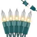 Lot of 2 x100 LED 200 Warm White Mini Lights INDOOR/OUTDOOR by Home Accents