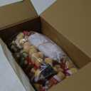 36 Sets 3 Inches Christmas Stuffed Animal Bulk Mini Plush Bear Small Bear Doll Key Chain with Tag Rope Organza Bag for Xmas Tree Decorations Stocking Stuffing Gifts(White, Light Brown)