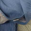 Fanuerg Women Underwire Triangle Bikini Spaghetti Strap Push Up Swimsuit Cheeky Two Piece Bathing Suit (Large, Dark Blue)