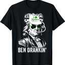 St Patricks Day Ben Drankin Saint Pattys Paddys Men Women T-Shirt, Medium