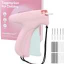 Stitch Gun for Clothes Handheld with 6 Needles, 1000 Black & 1000 White 5mm Mini Fasteners - Quick Clothing Fixer Micro Tagging Gun for Garments
