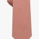 Mens Slim Width Color Linen Neckties - Standard and Extra Long Tie