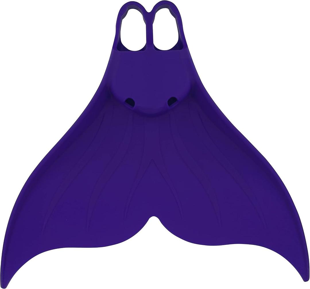 Fins Mermaid Swim Monofin for Snorkeling Diving Swimming Flippers Adult Men Womens, Medium, Purple