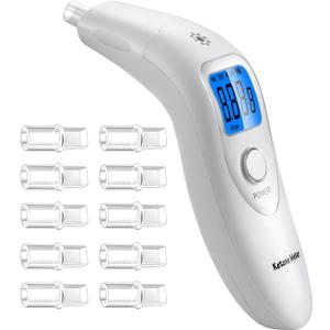 Breath Ketosis Meter for Tracking Ketosis Levels - Portable Home Ketosis Breath Tester High-Accuracy Ketone Breath Analyzer with 10 Washable Mouthpieces - Achieve Your Ketosis Goals